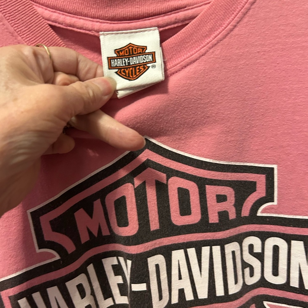 Harley-Davidson Pink Short Sleeve Tee - Picture 6 of 9